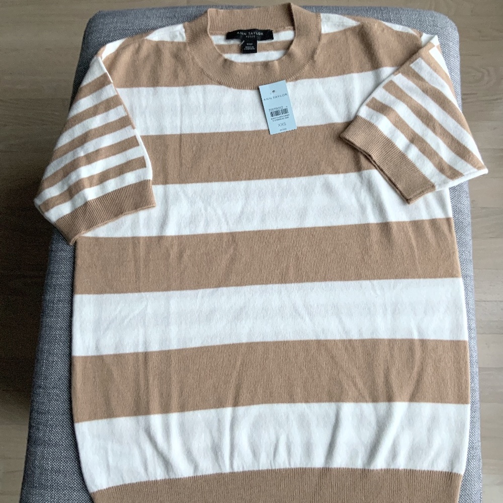 Ann Taylor Striped  Top